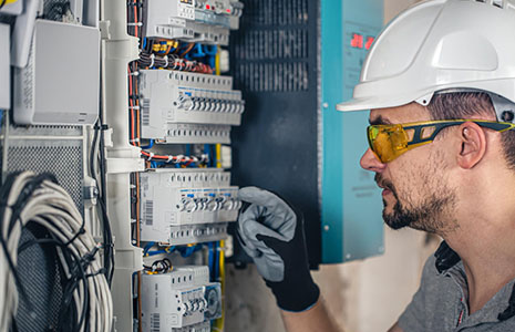 Picture of Electrician Working