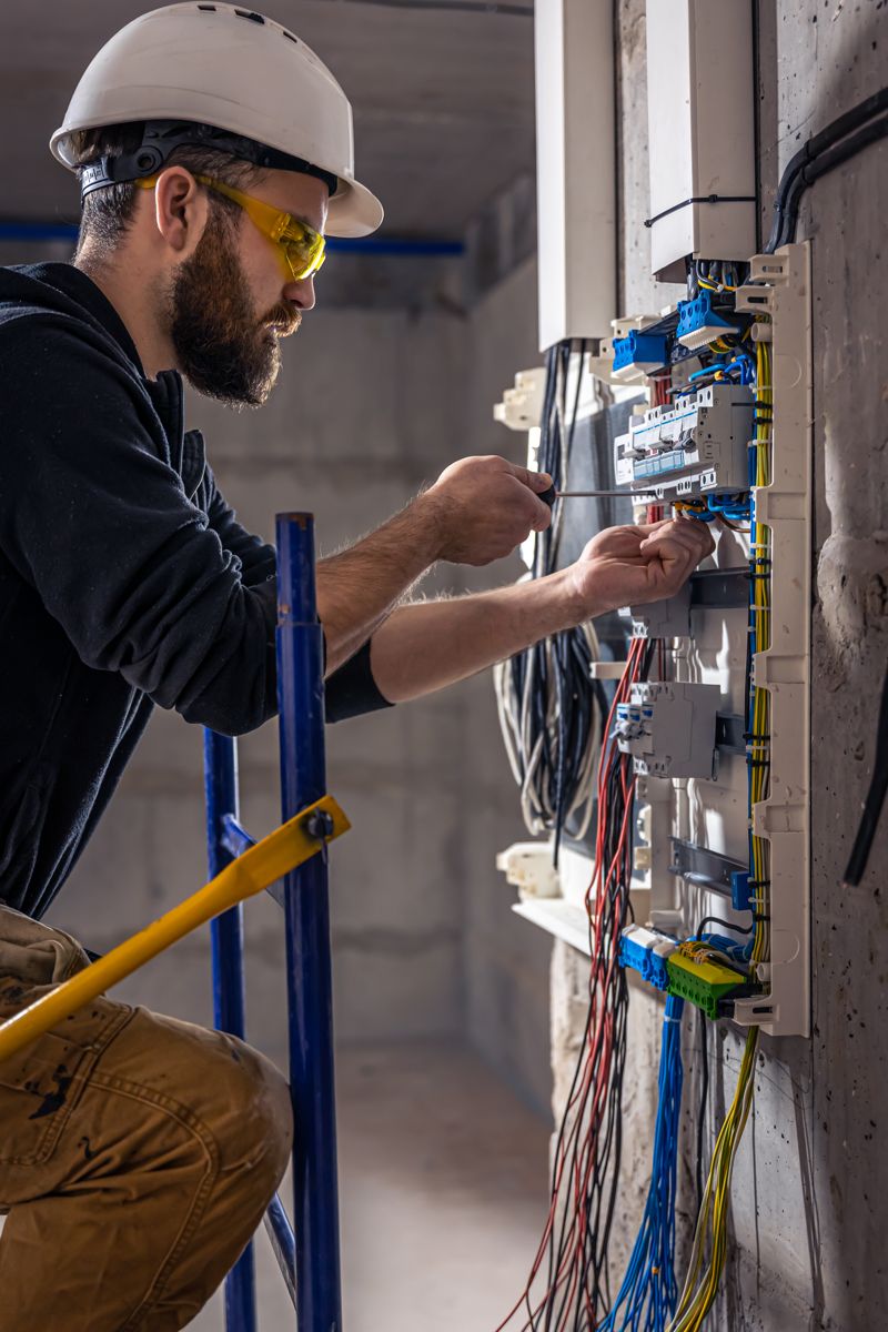 Picture of Electrician Working